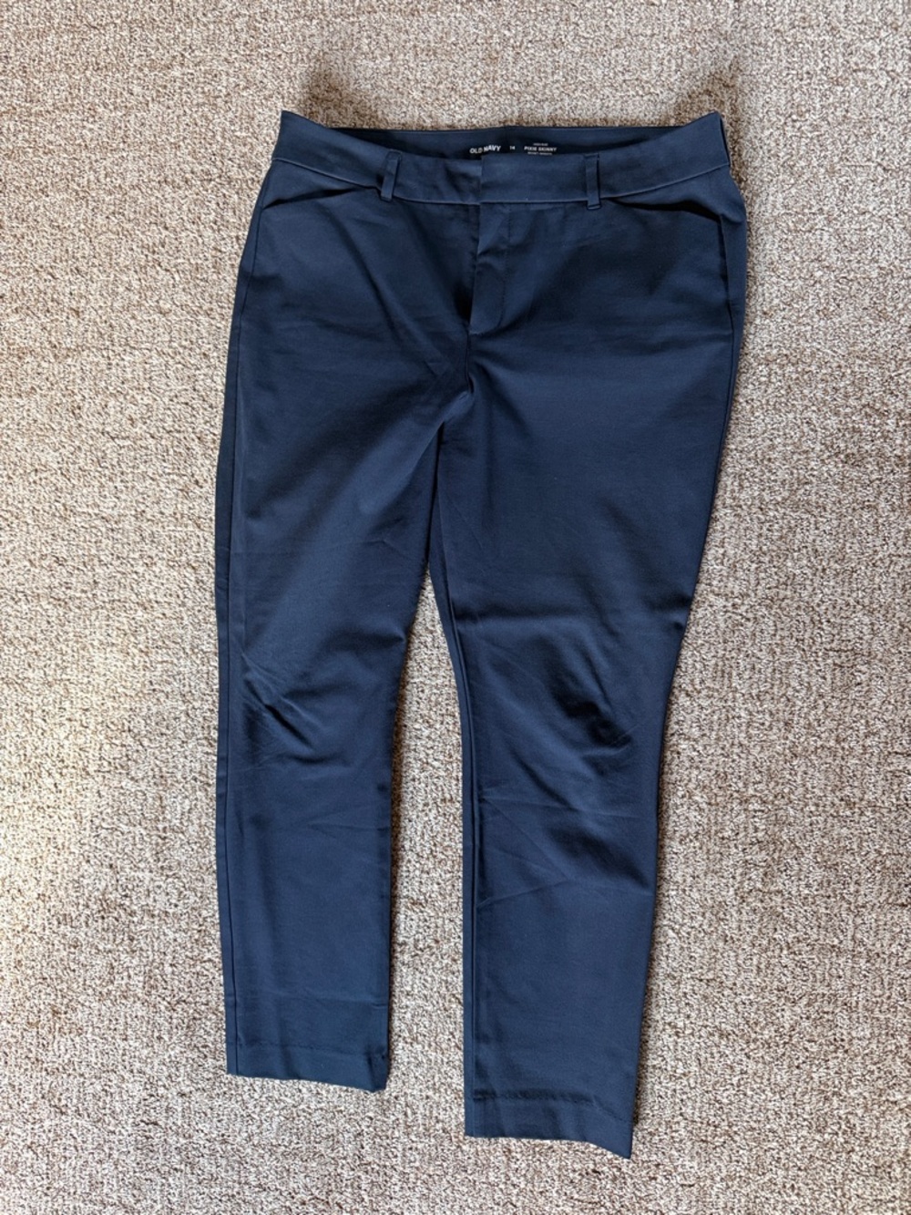 Old Navy Navy High-Rise Pixie Skinny Pants